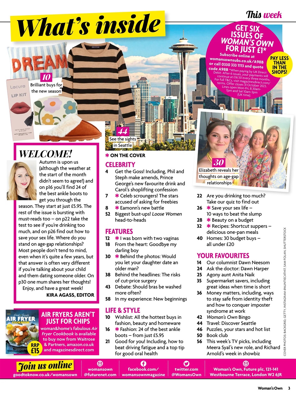 Woman's Own Preview Pages