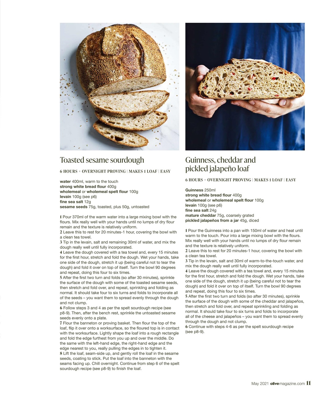 Olive Magazine Preview Pages