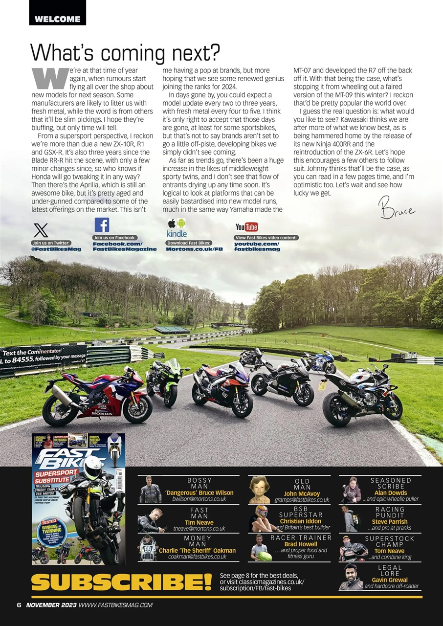 Fast Bikes Preview Pages