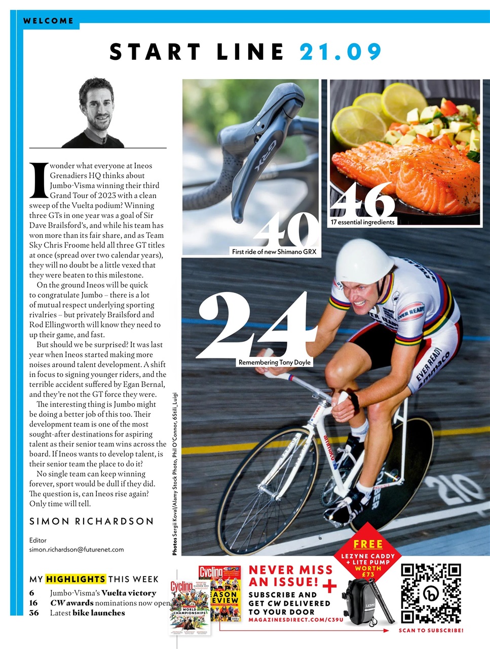 Cycling Weekly Preview Pages