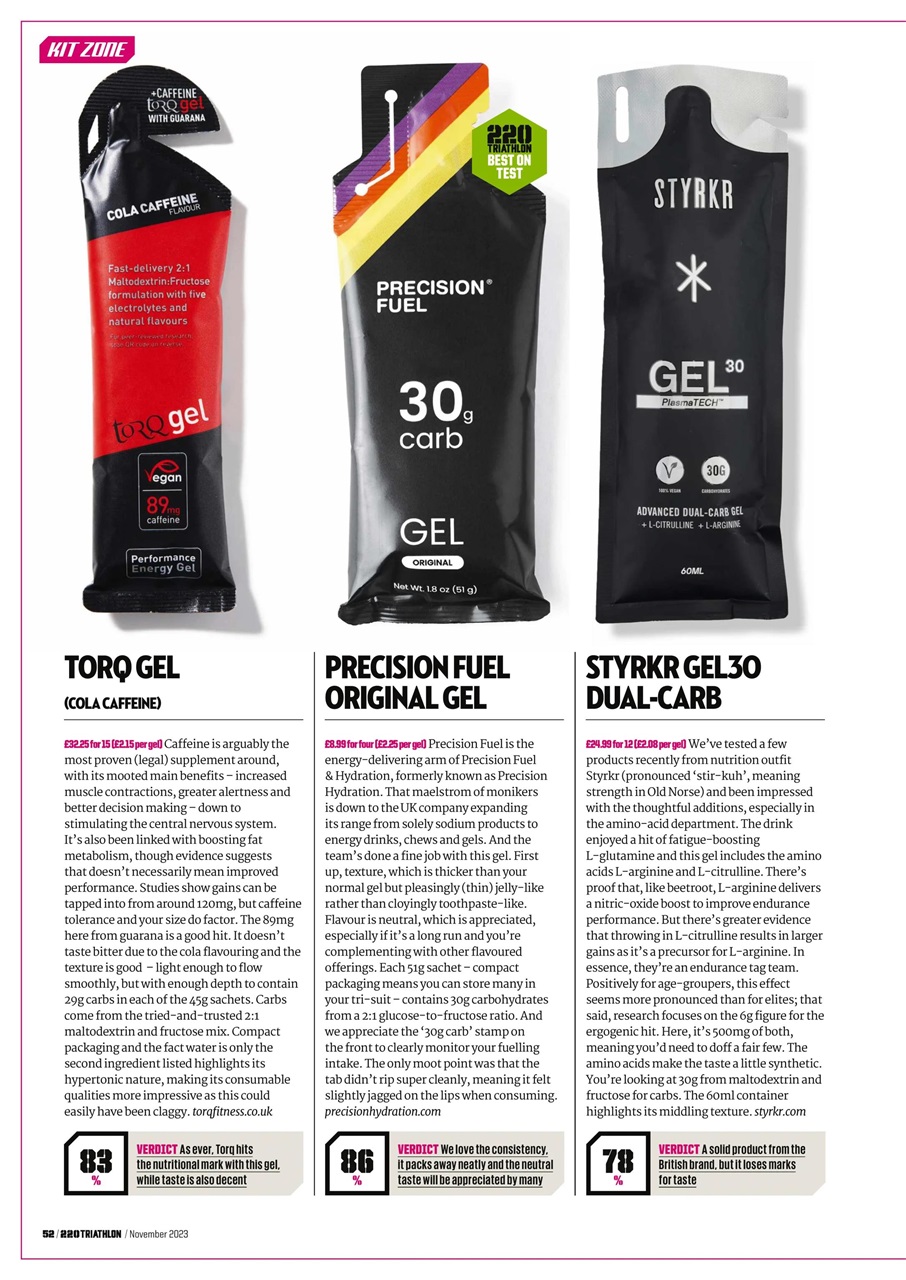 220 Triathlon Magazine Preview Pages