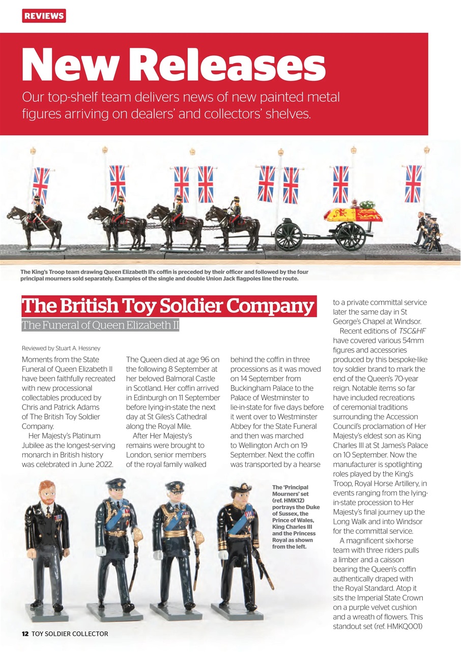 Toy Soldier Collector and Historical Figures Preview Pages