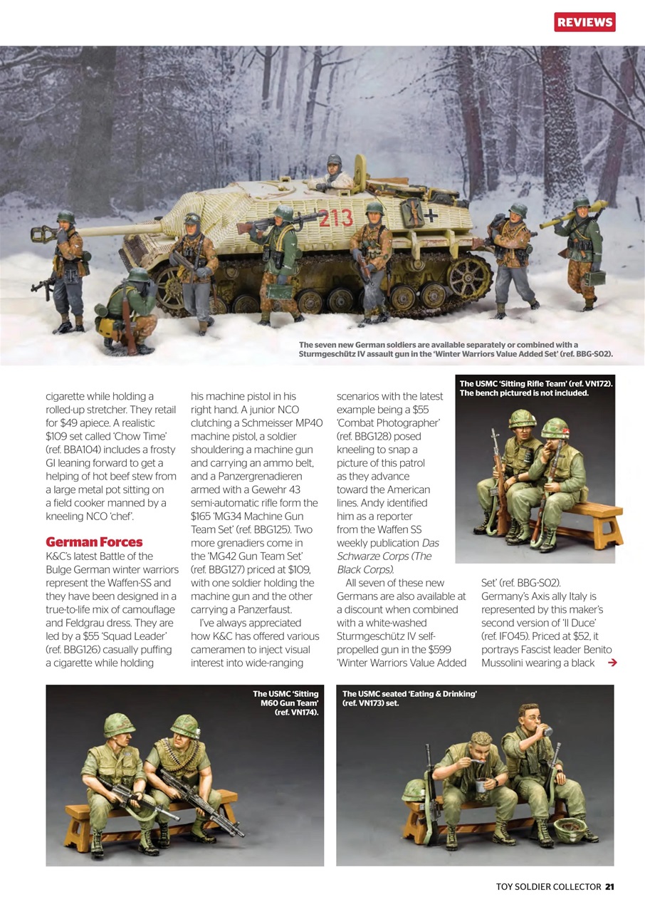 Toy Soldier Collector and Historical Figures Preview Pages