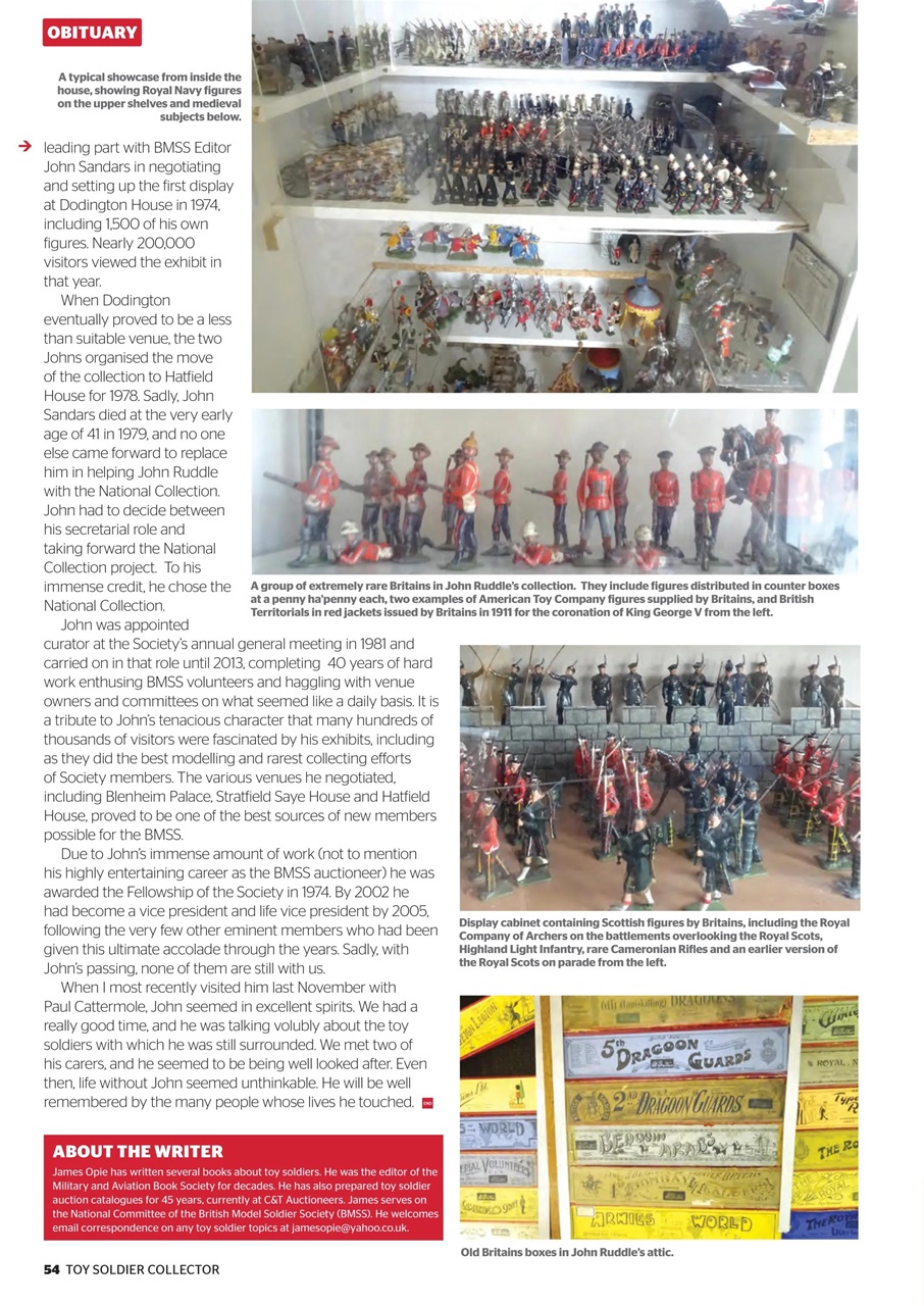 Toy Soldier Collector and Historical Figures Preview Pages