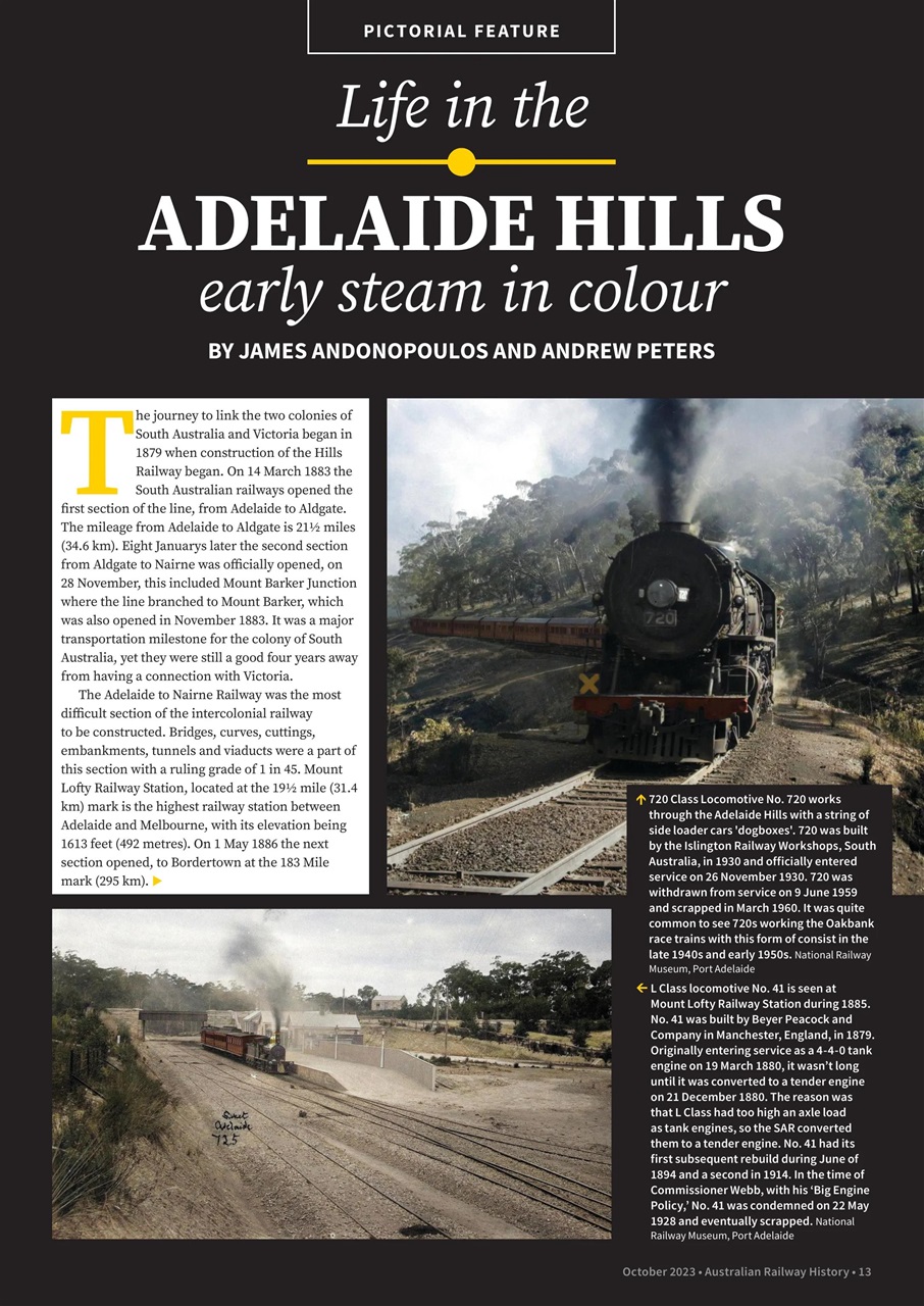 Australian Railway History Preview Pages