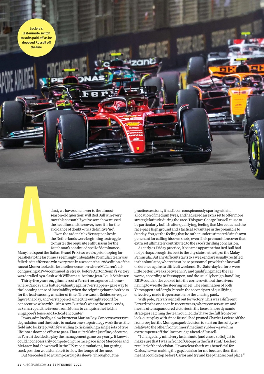 Autosport Preview Pages