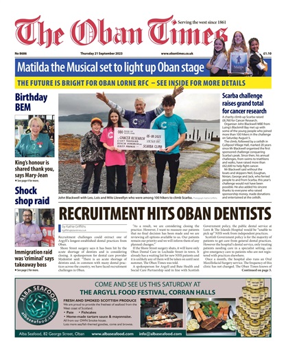 The Oban Times & Lochaber Times issue 