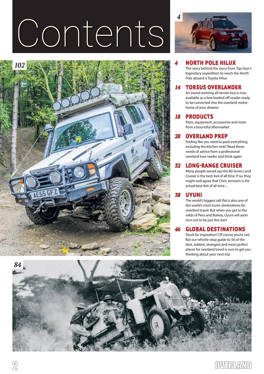 Overlander 4X4 Preview Pages
