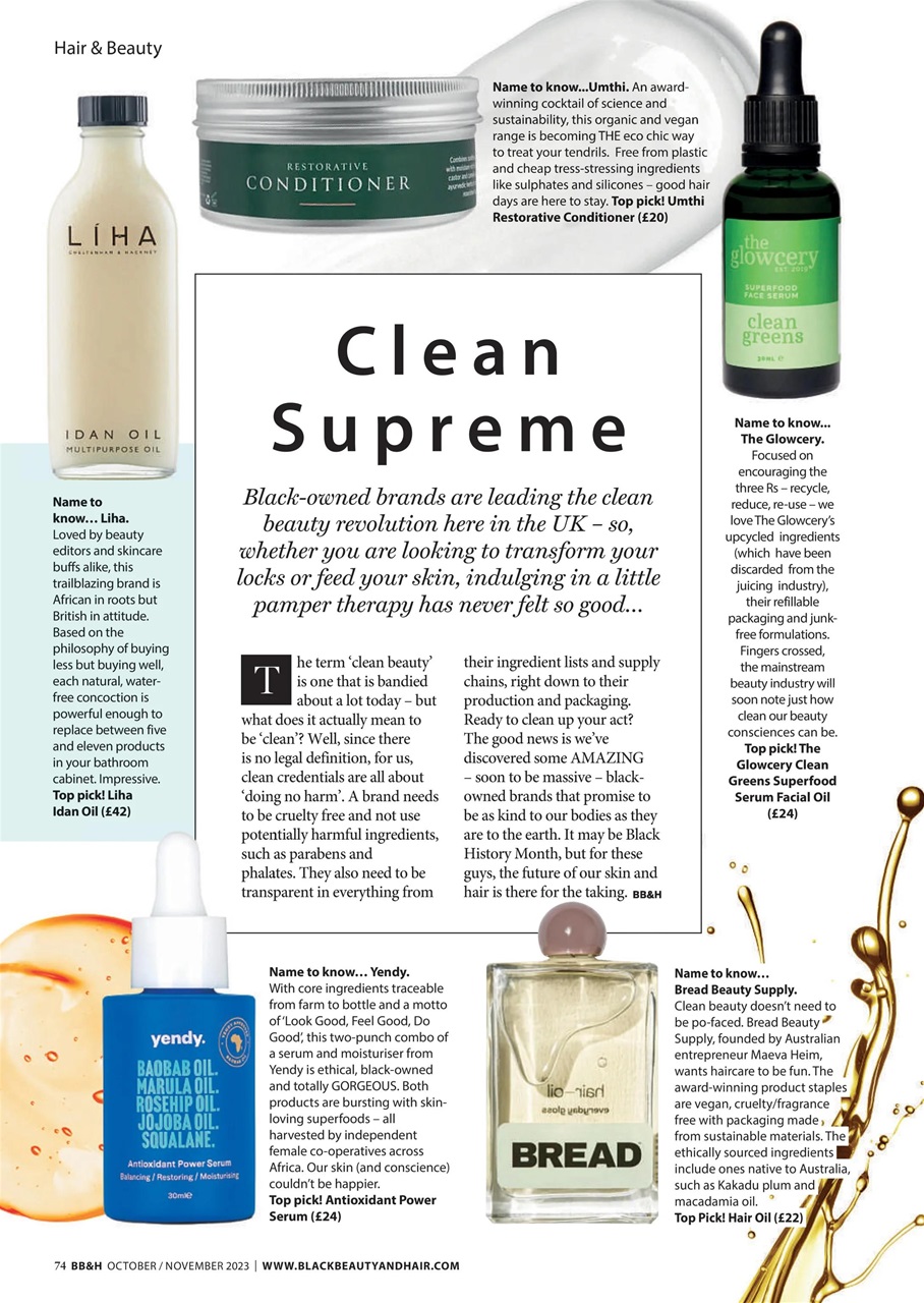 Black Beauty & Hair – the UK's No. 1 Black magazine Preview Pages