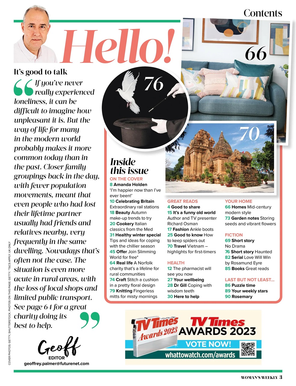 Woman's Weekly Preview Pages