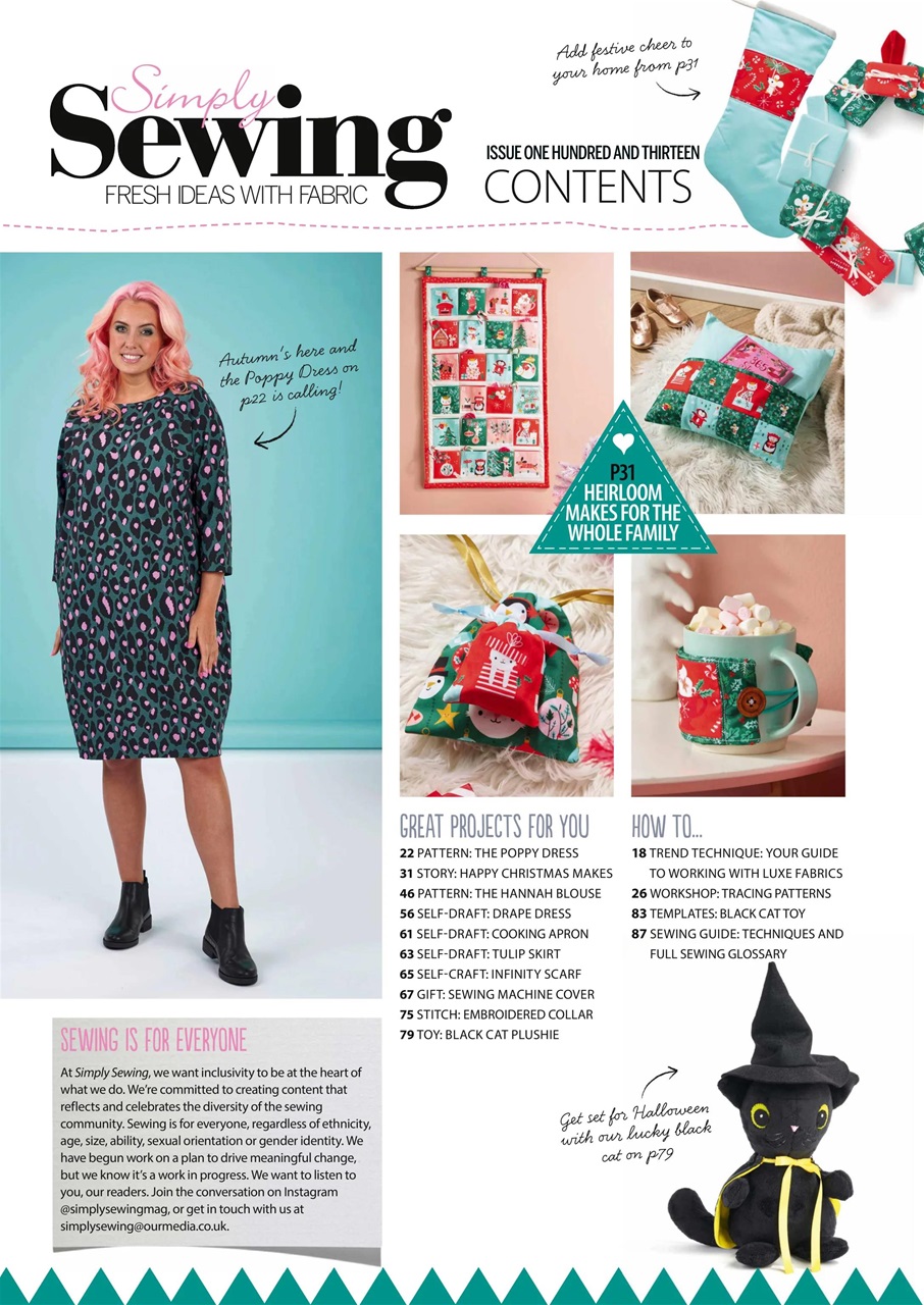 Simply Sewing Preview Pages