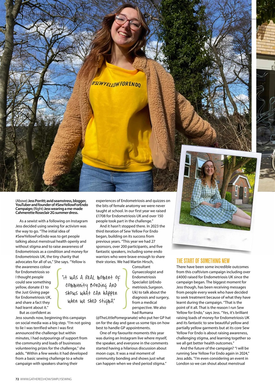 Simply Sewing Preview Pages