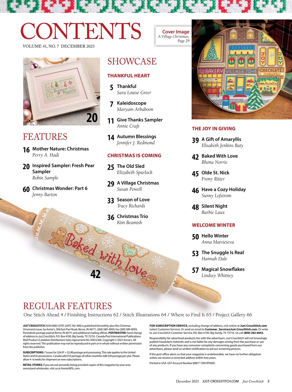 Just CrossStitch Preview Pages