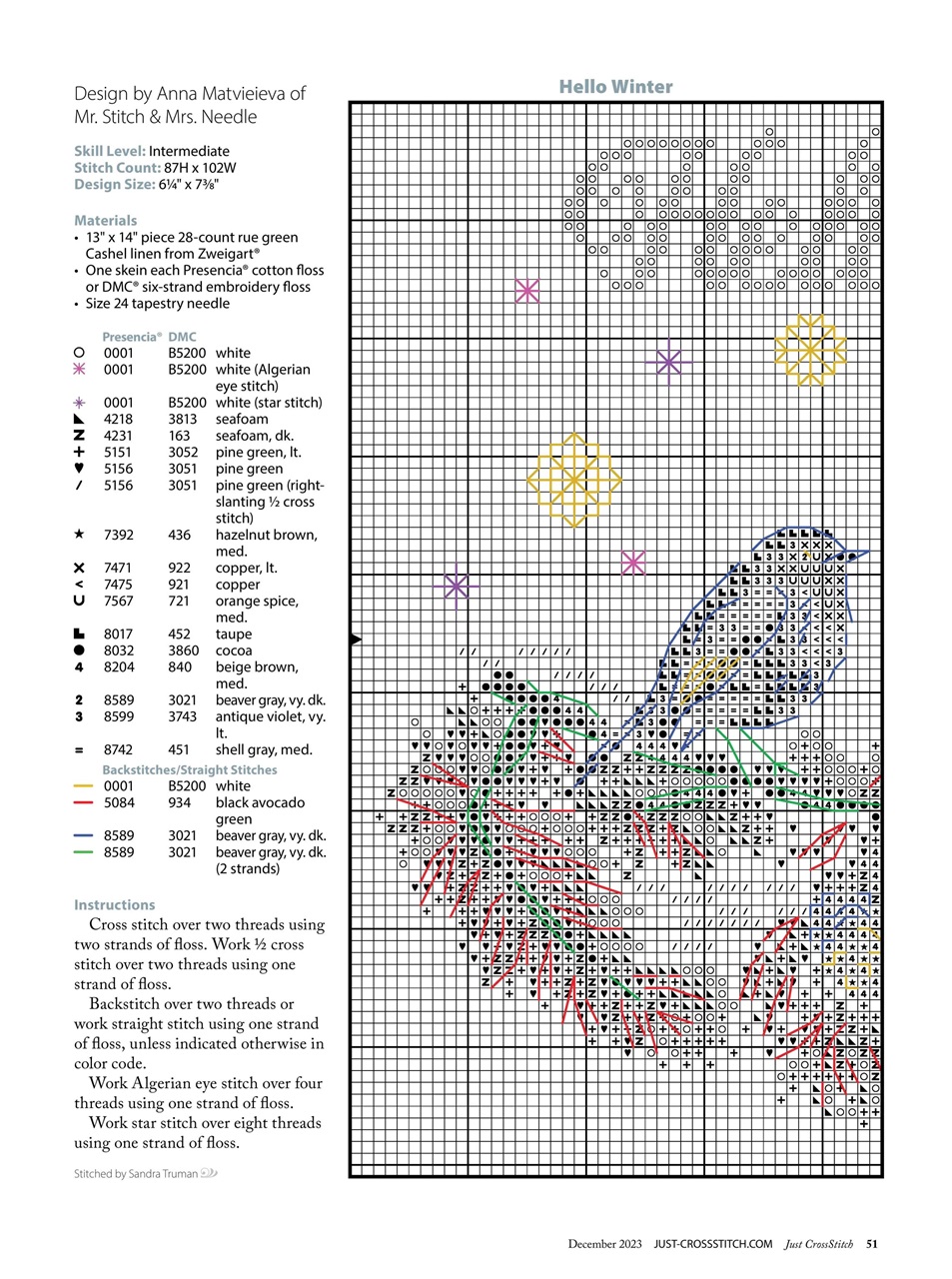 Just CrossStitch Preview Pages