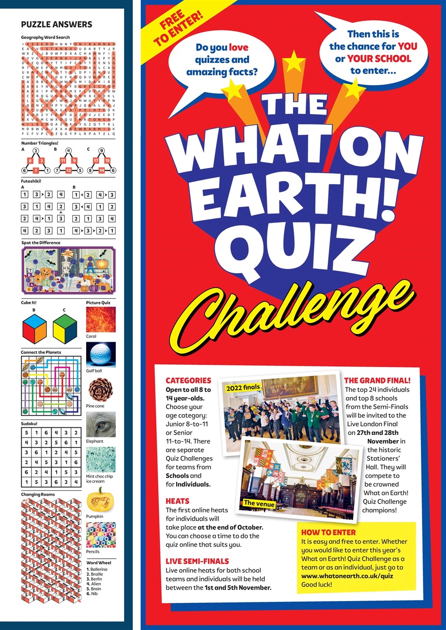 What on Earth! Magazine Preview Pages