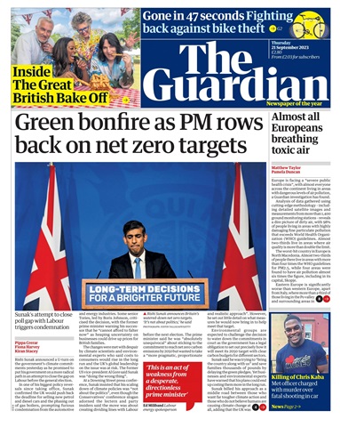The Guardian Newspaper issue Thursday, September 21, 2023