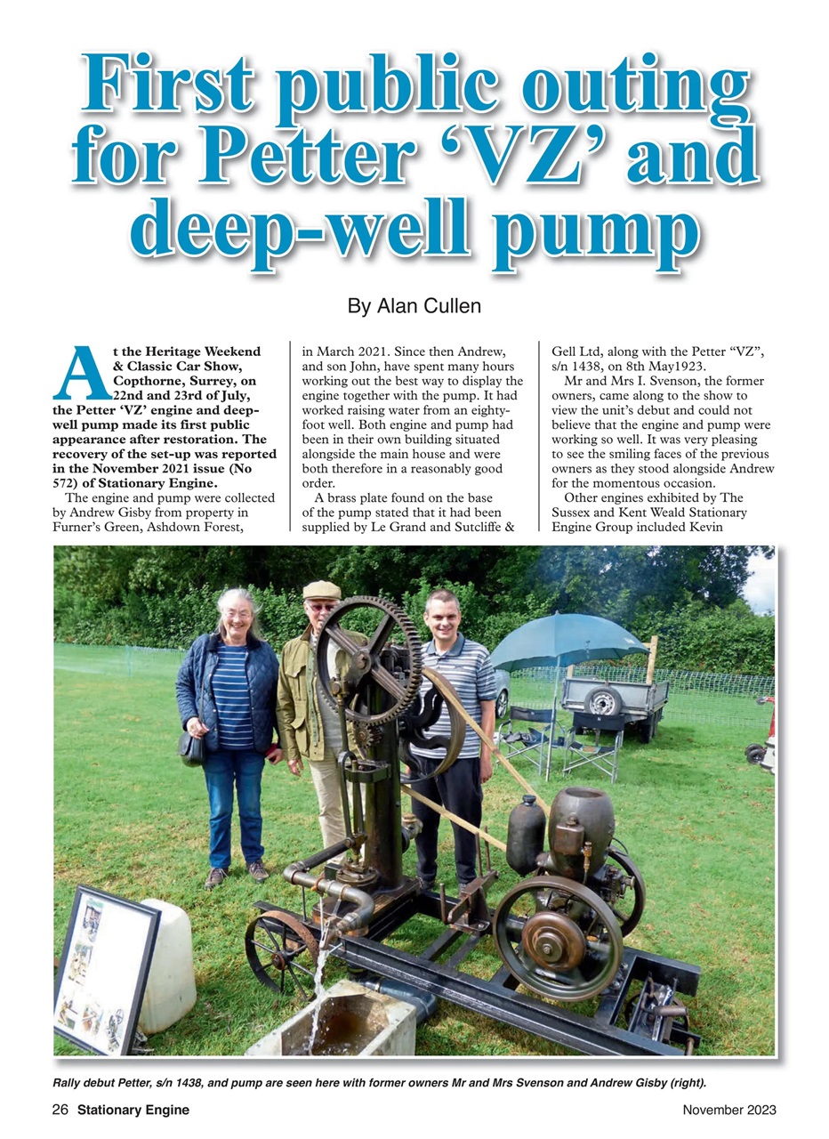 Stationary Engine Preview Pages