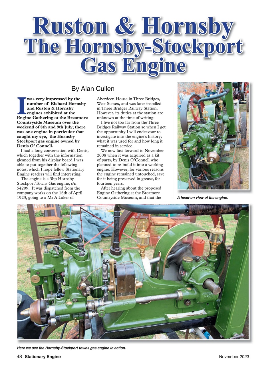 Stationary Engine Preview Pages