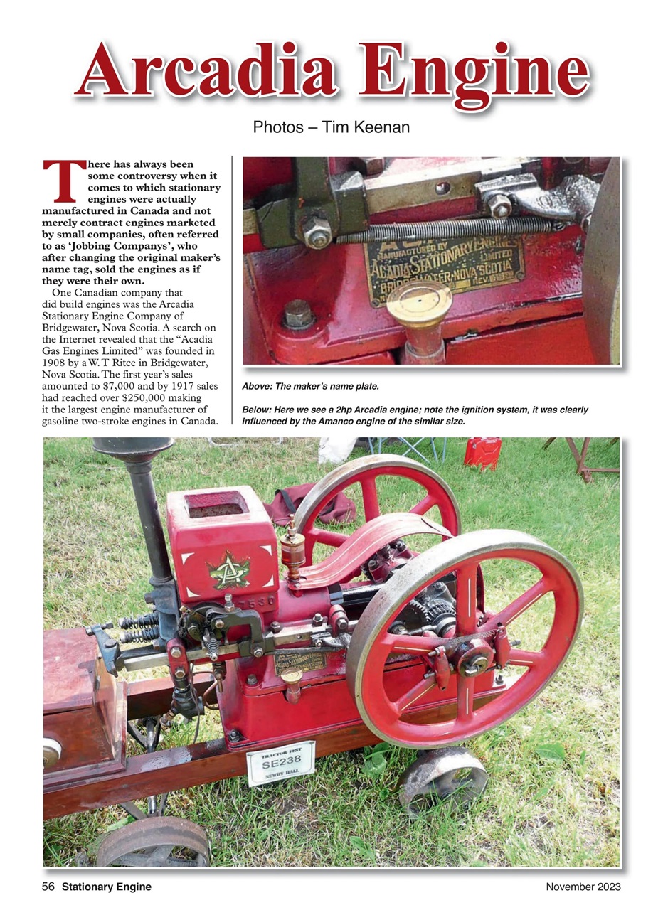 Stationary Engine Preview Pages