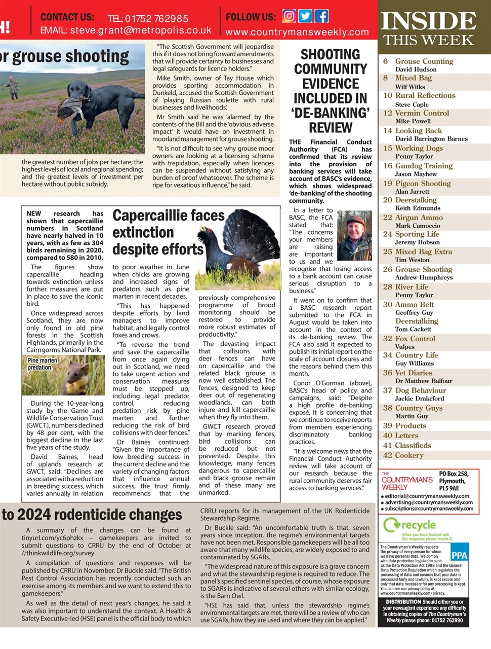 Countryman's Weekly Preview Pages