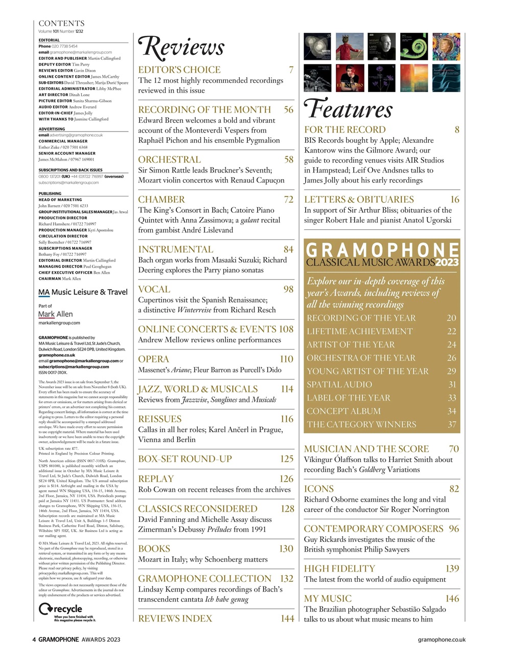 Gramophone Preview Pages