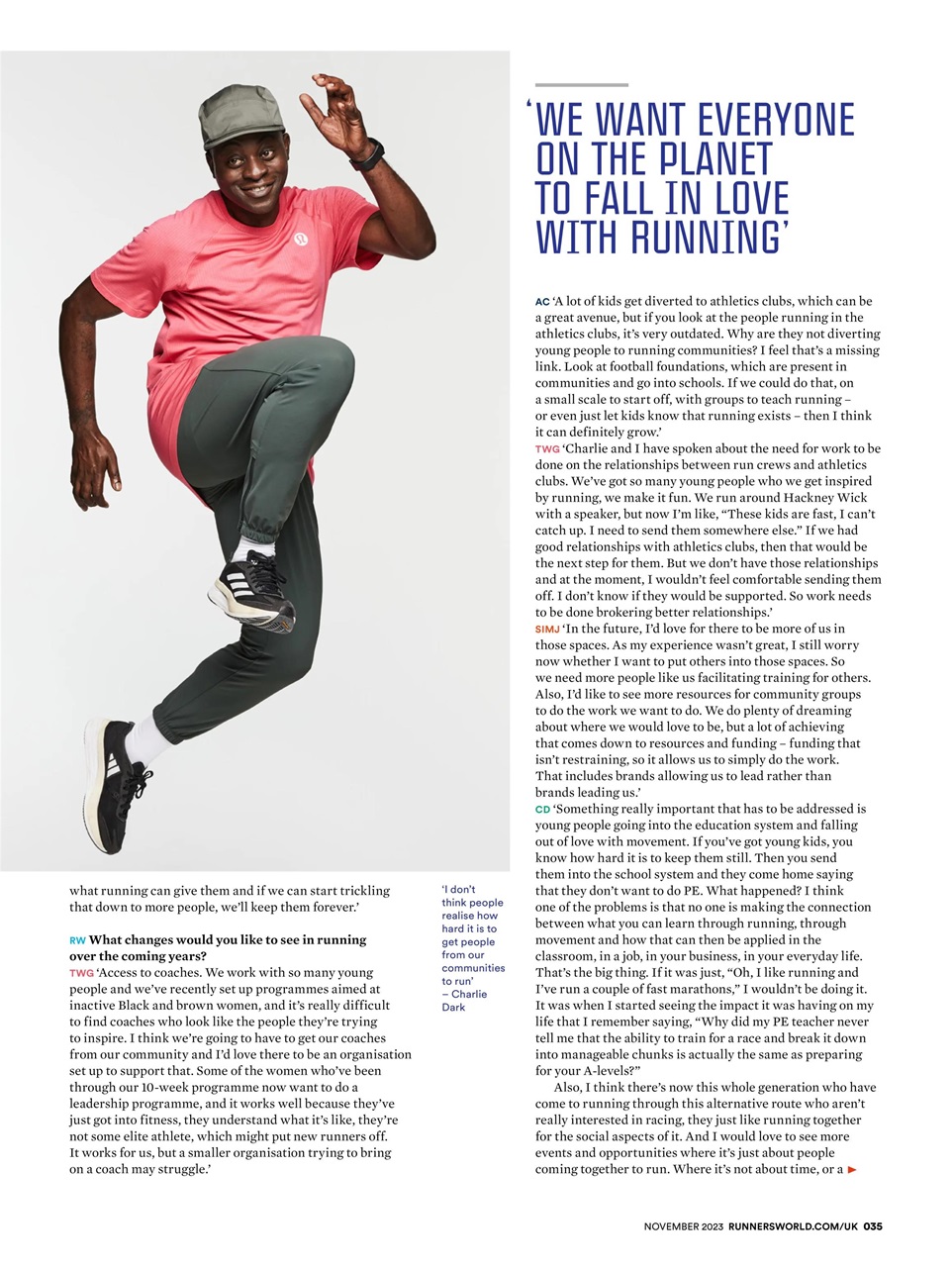 Runner's World Preview Pages