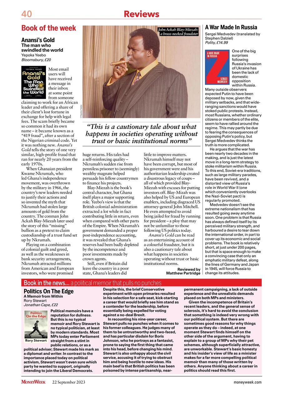 MoneyWeek Preview Pages