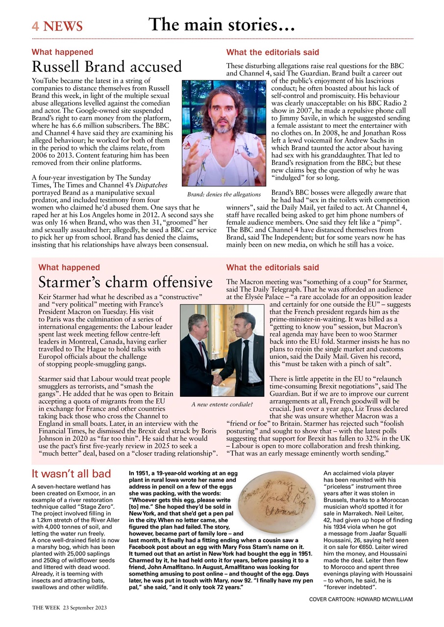 The Week Preview Pages