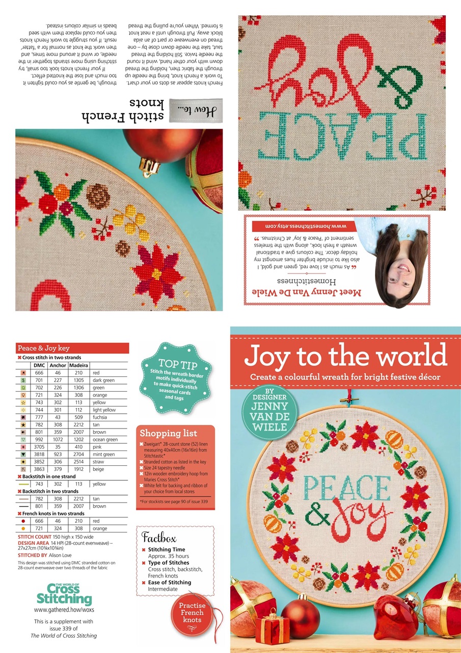 The World of Cross Stitching Preview Pages