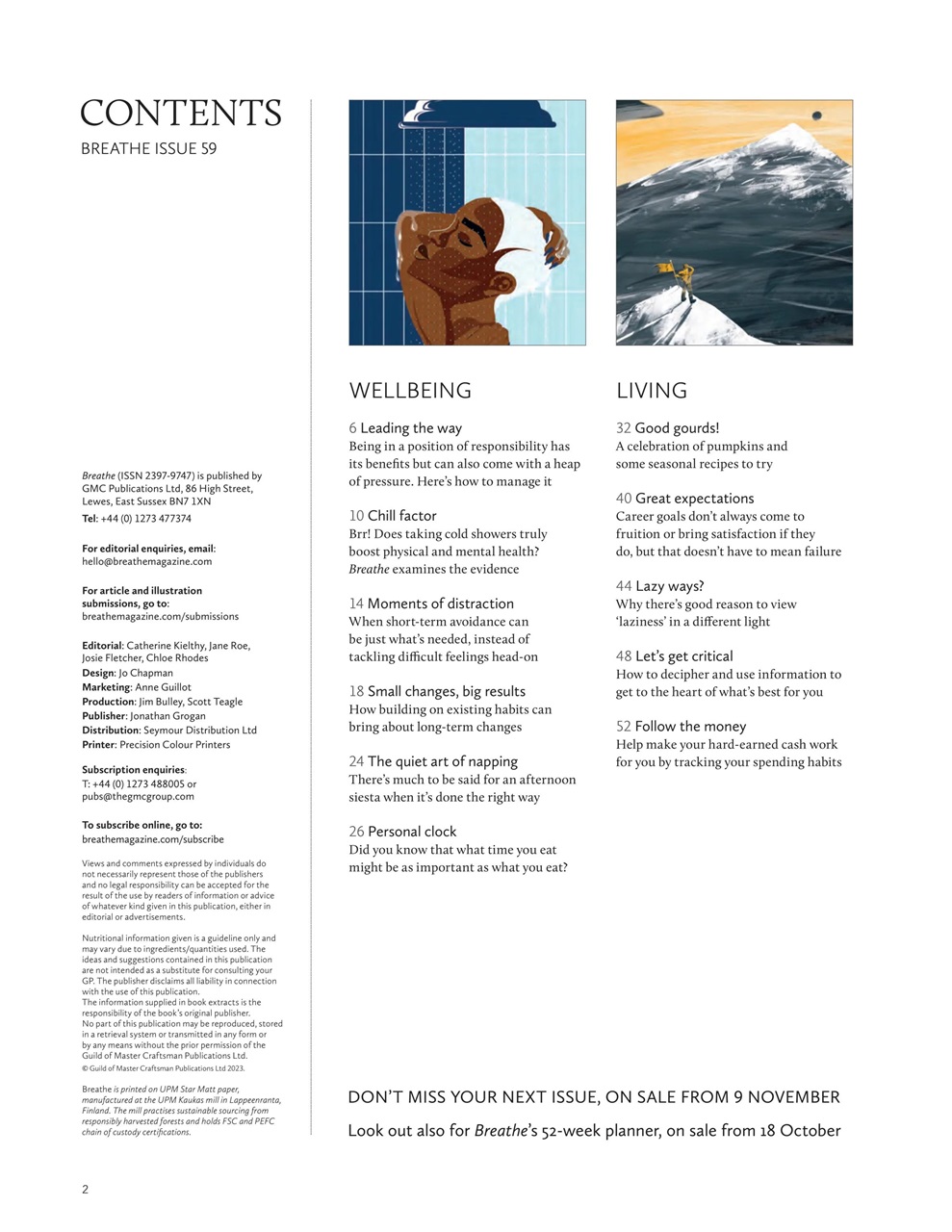 Breathe Preview Pages