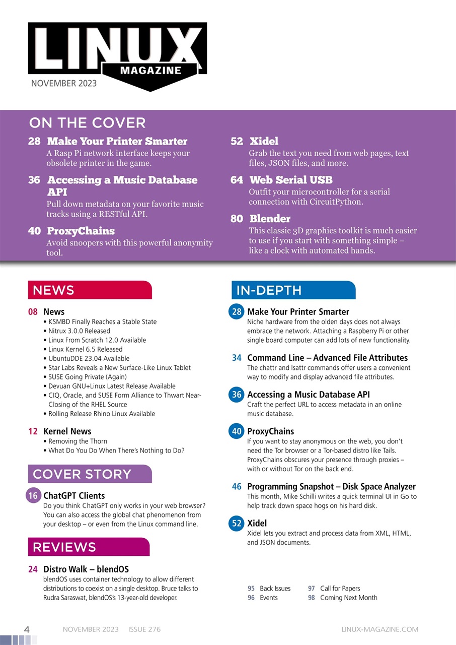 Linux Magazine Preview Pages