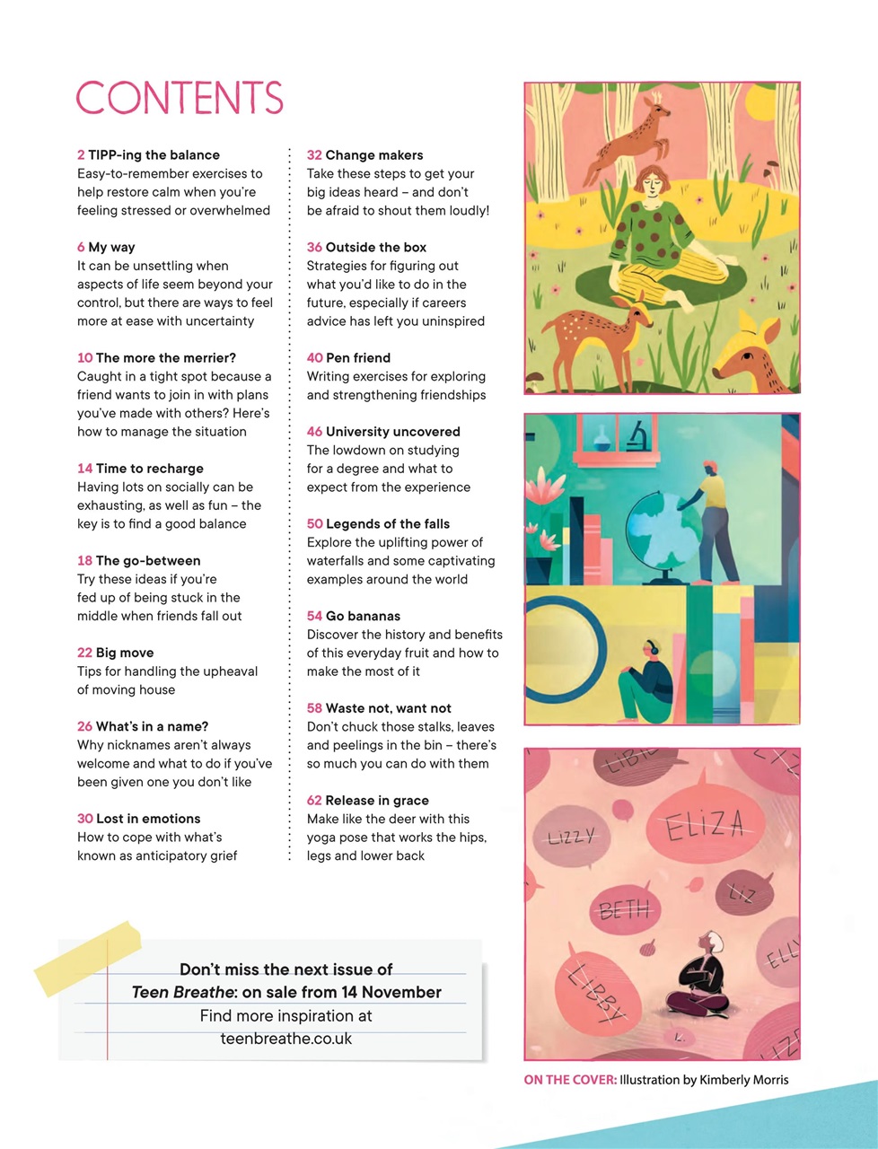 Teen Breathe Preview Pages