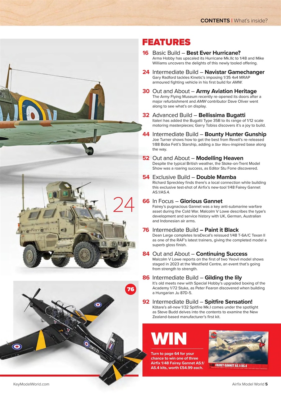 Airfix Model World Preview Pages