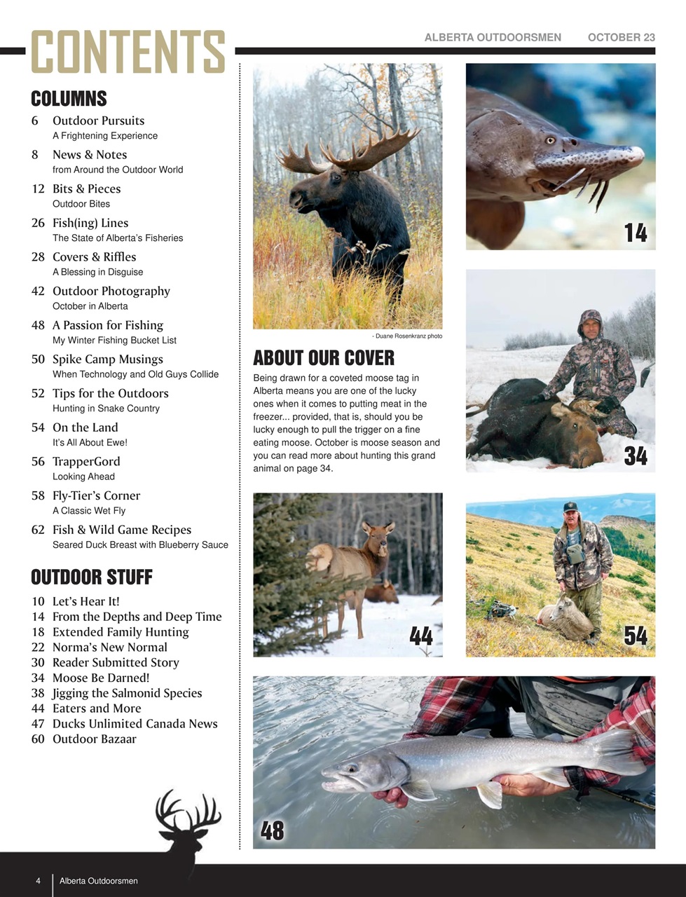 Alberta Outdoors Preview Pages