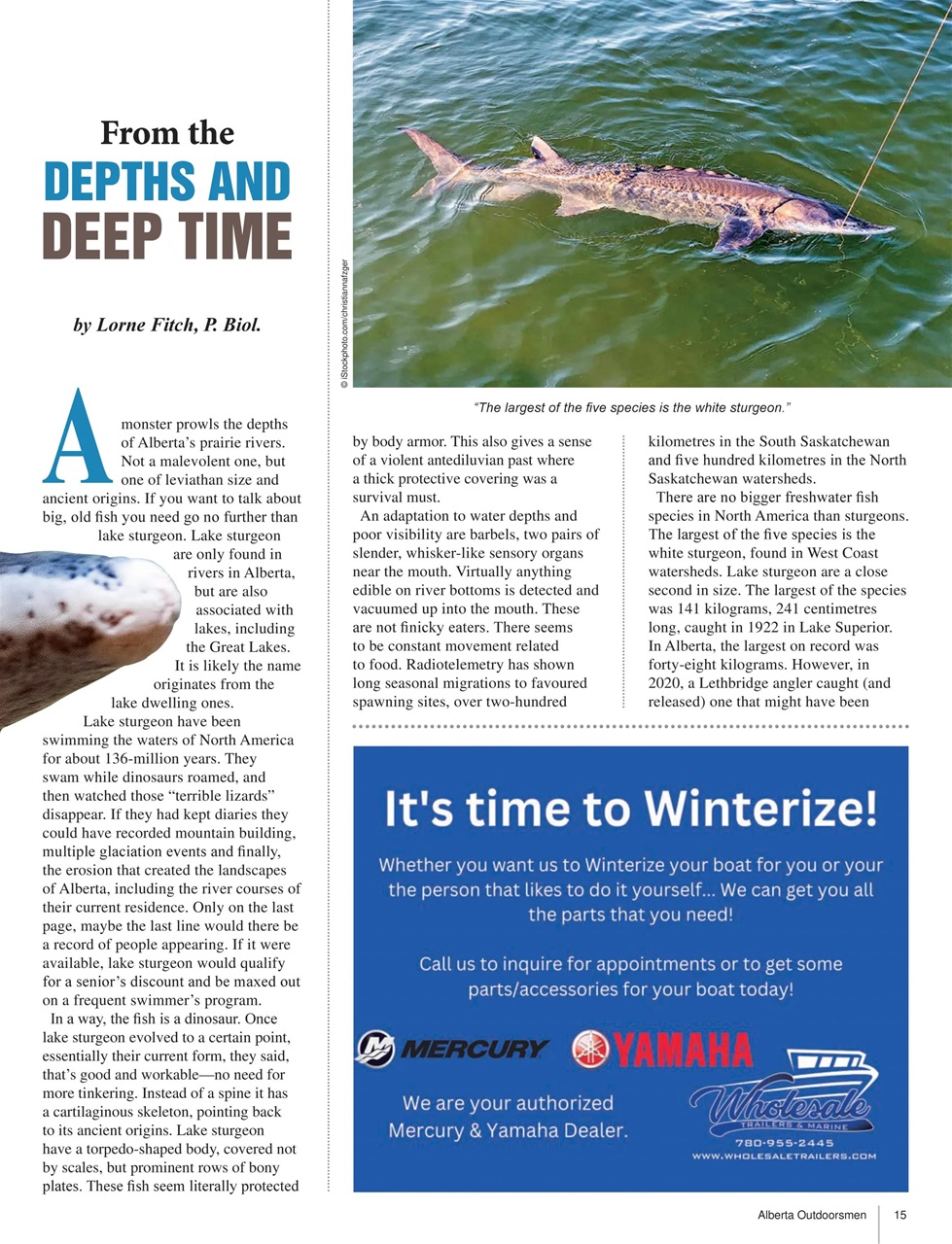 Alberta Outdoors Preview Pages