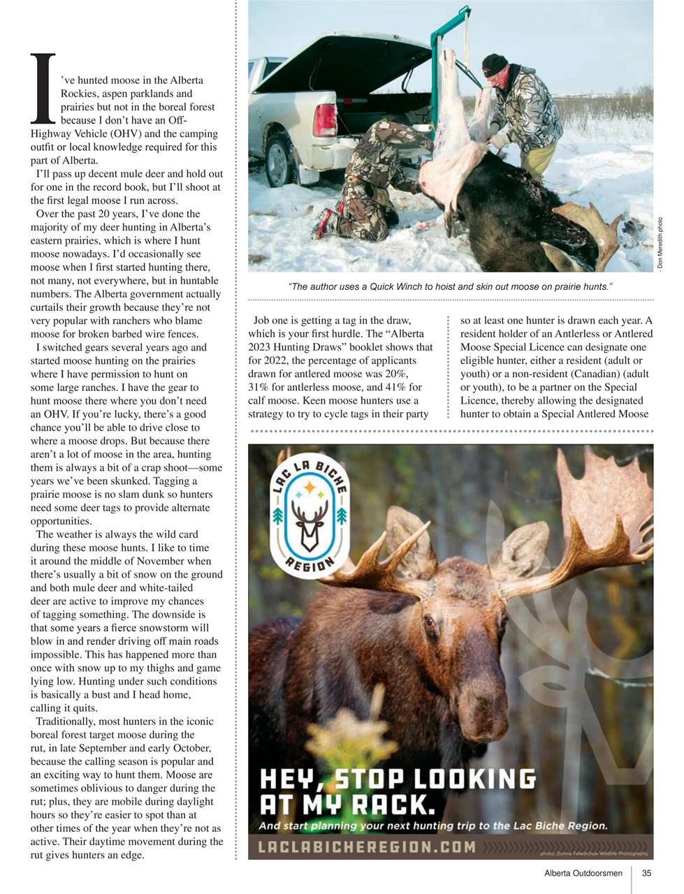 Alberta Outdoors Preview Pages