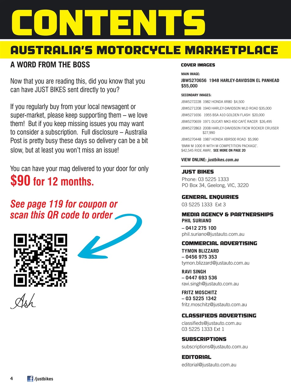 JUST BIKES Preview Pages