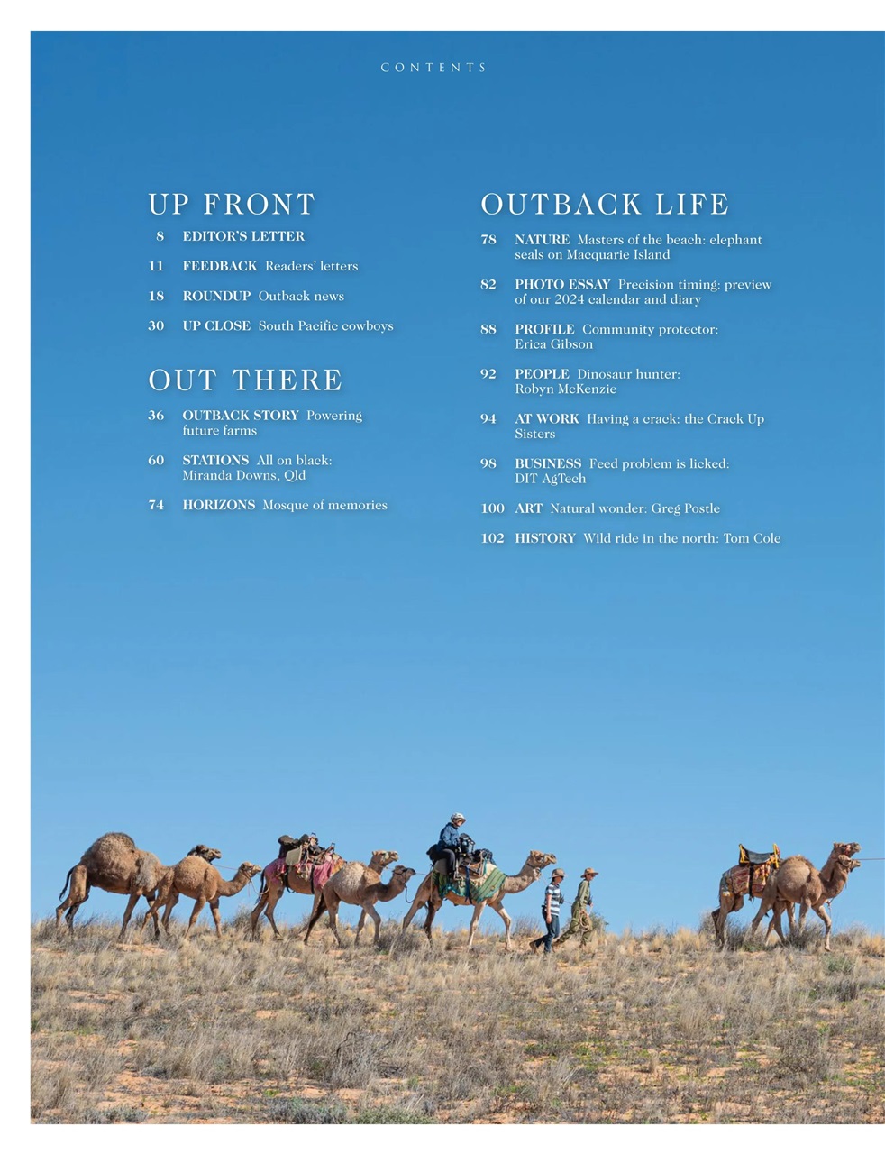OUTBACK Magazine Preview Pages