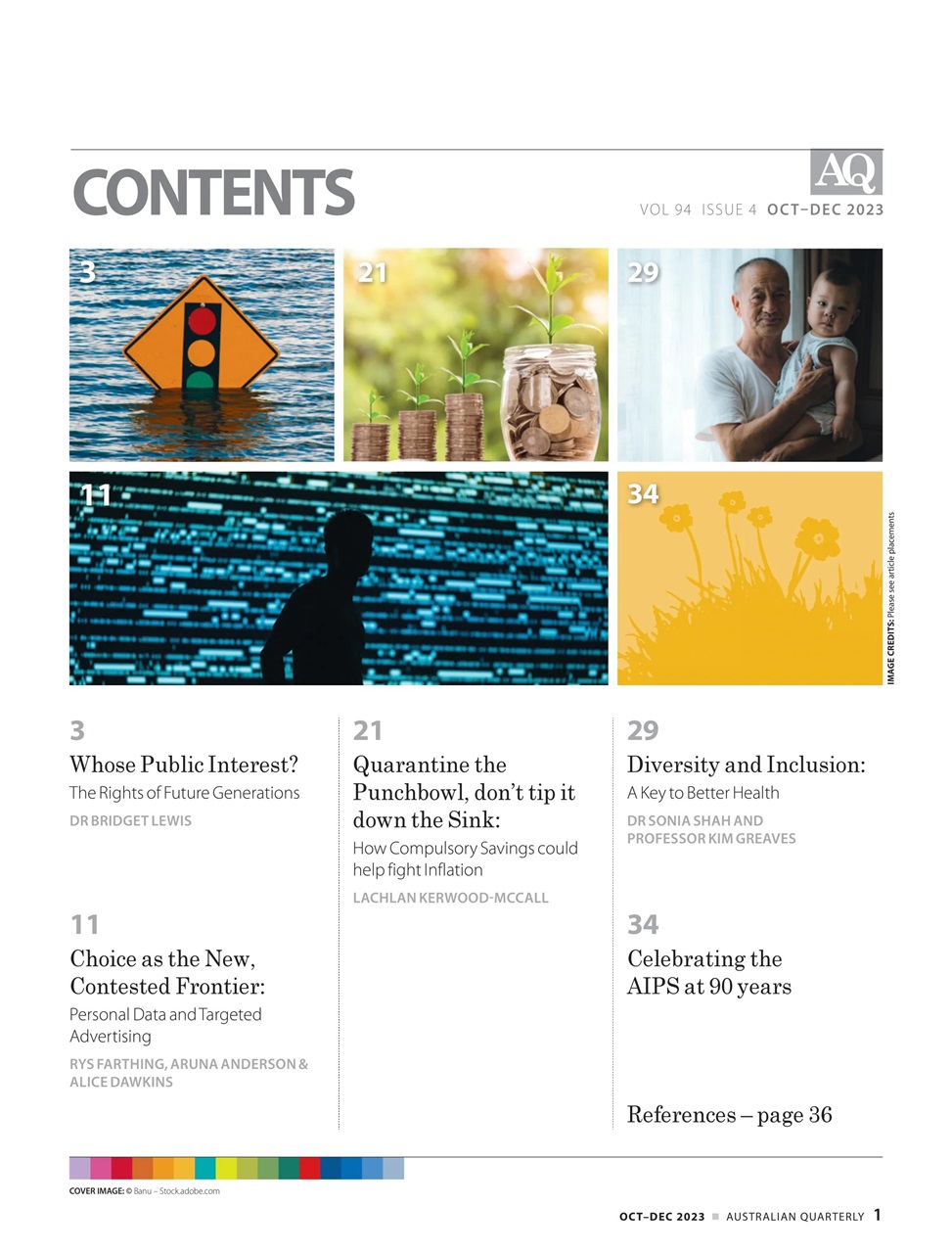 AQ: Australian Quarterly Preview Pages