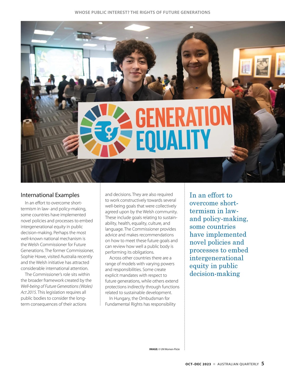 AQ: Australian Quarterly Preview Pages