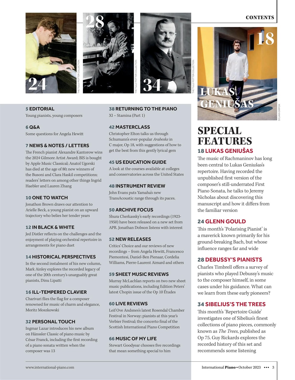 International Piano Preview Pages