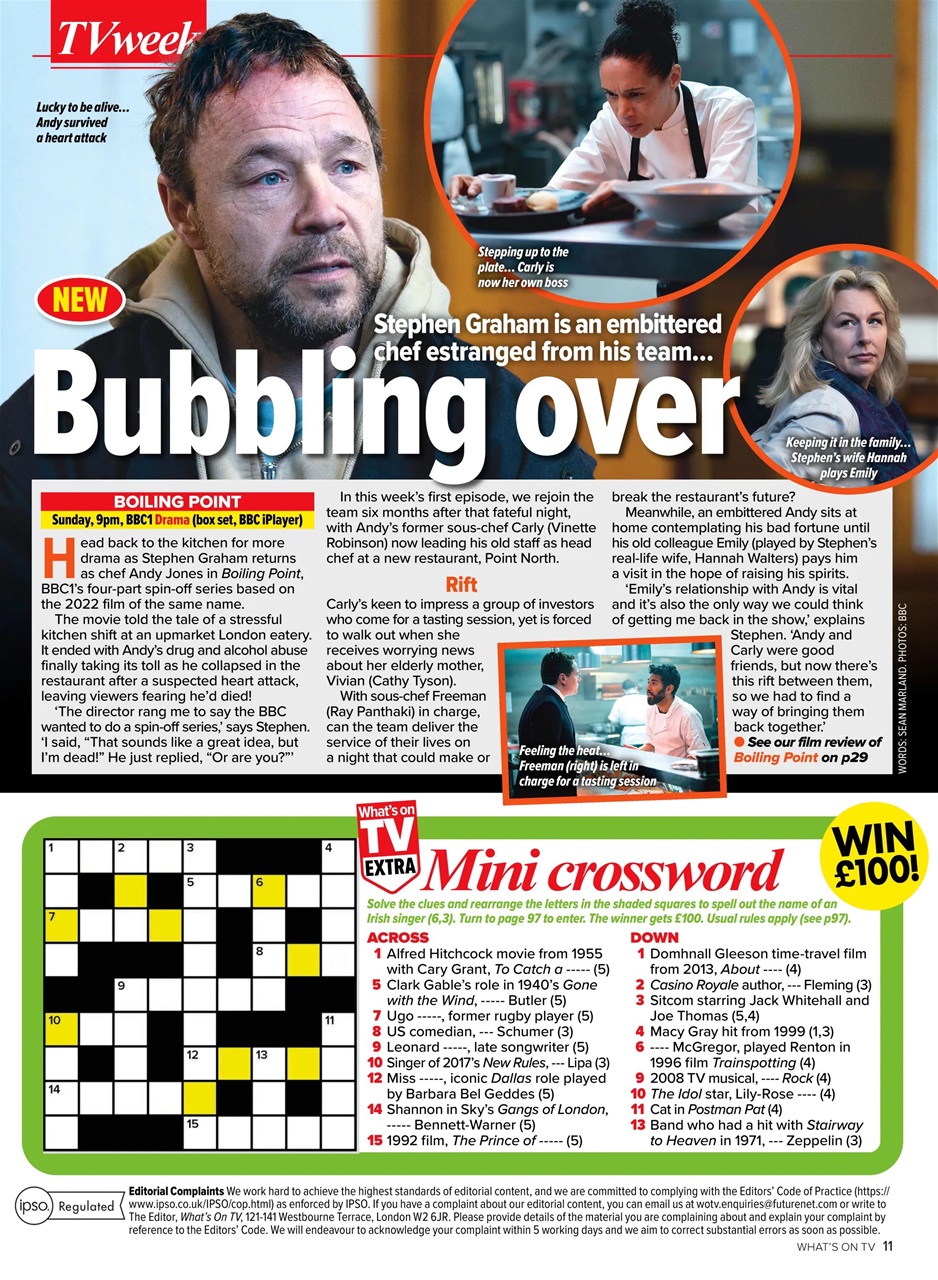 What's on TV Preview Pages