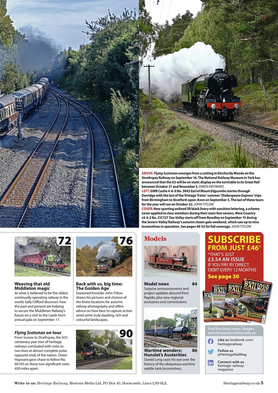 Heritage Railway Preview Pages