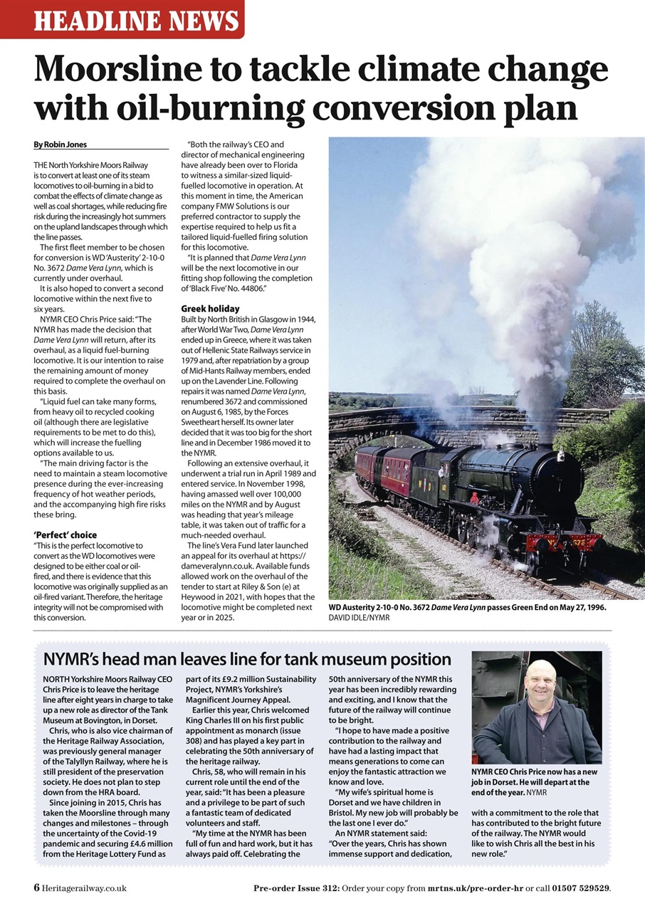Heritage Railway Preview Pages