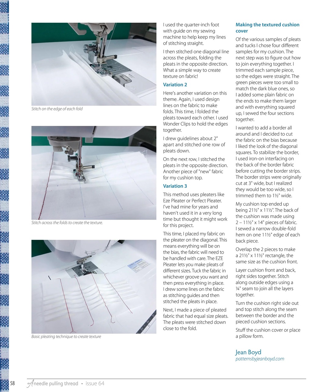 A Needle Pulling Thread Preview Pages