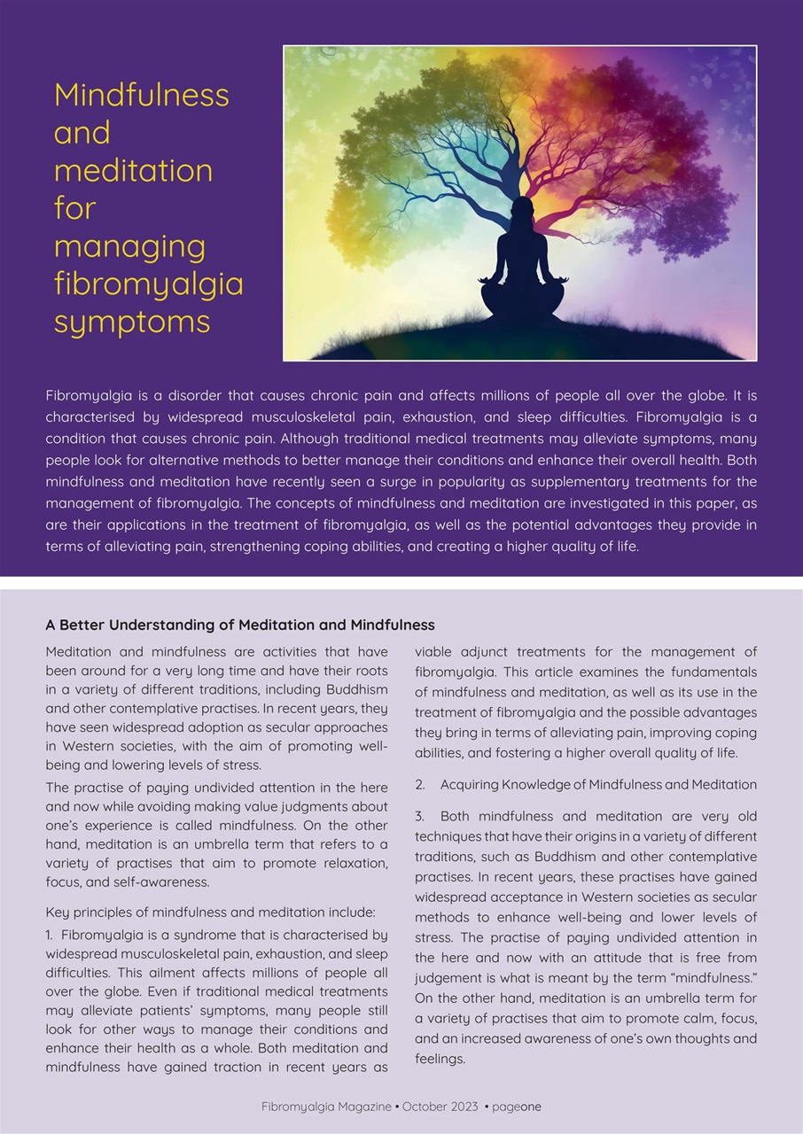 Fibromyalgia Magazine Preview Pages