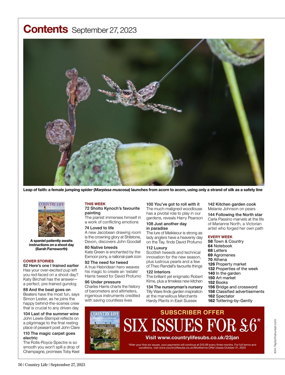 Country Life Magazine - 27-Sep-2023 Back Issue