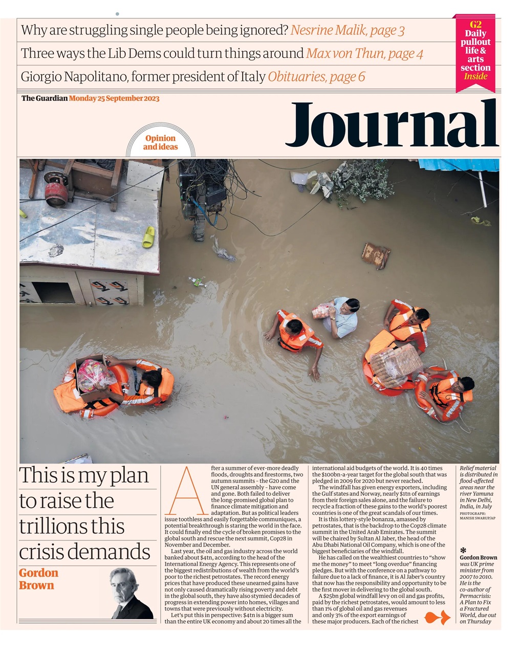 The Guardian Newspaper Preview Pages