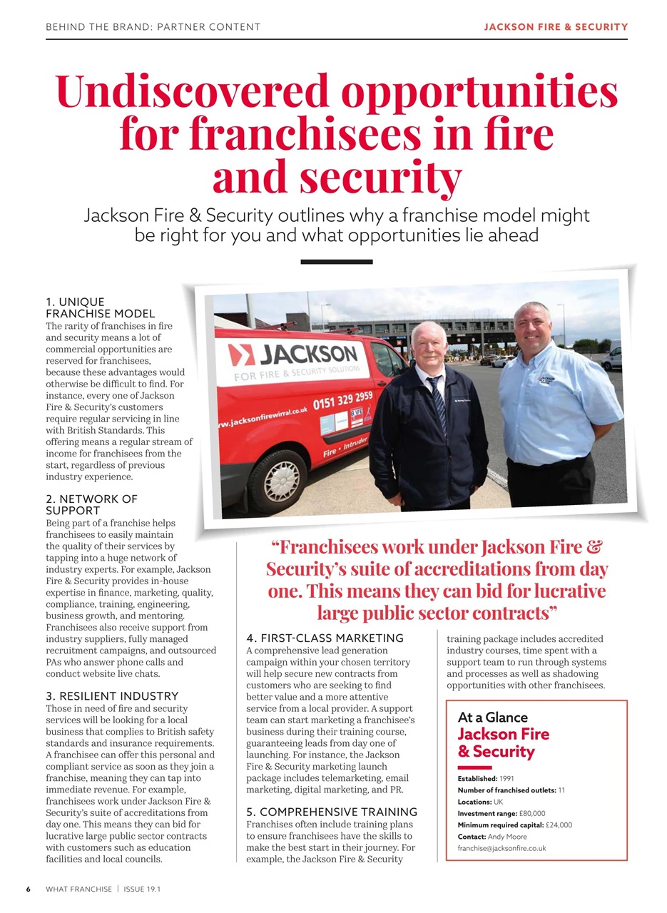 What Franchise Preview Pages