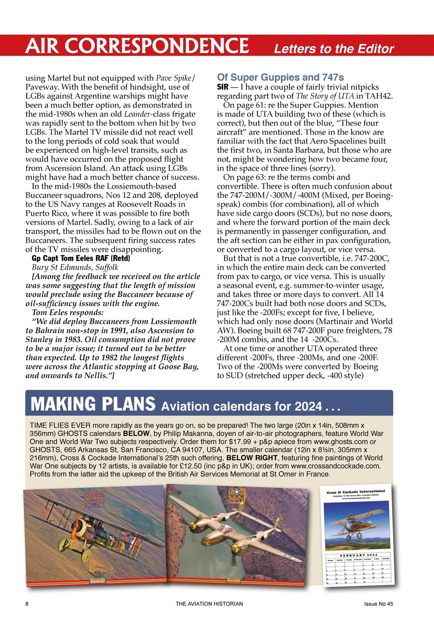 The Aviation Historian Magazine Preview Pages